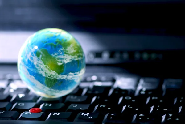 Концепция Глобального Подключения Интернету Международного Бизнеса — стоковое фото