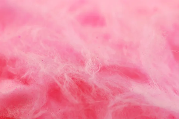 ピンクの綿菓子の背景をクローズ アップ — ストック写真