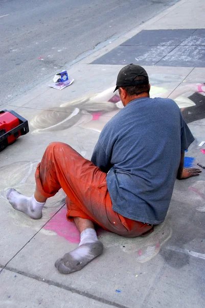 街头艺术家 — 图库照片
