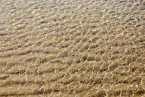Hintergrund Der Flachen Wasseroberfläche Mit Wellen — Stockfoto