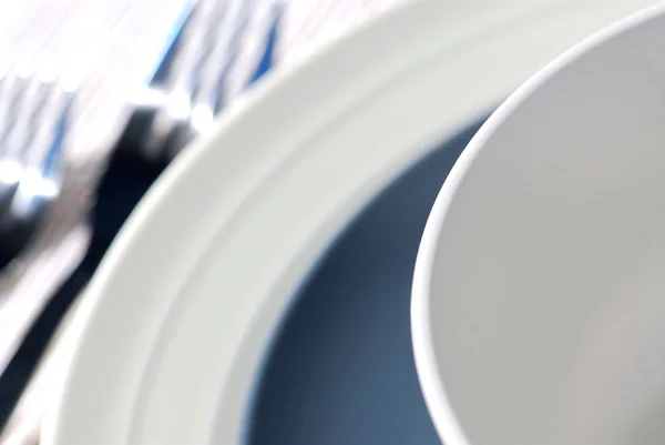 접시와 Dof — 스톡 사진