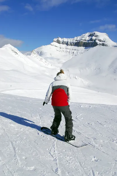 Mountains snowboarding — Stock Image Mountains snowboarding Royalty Free Stock Images