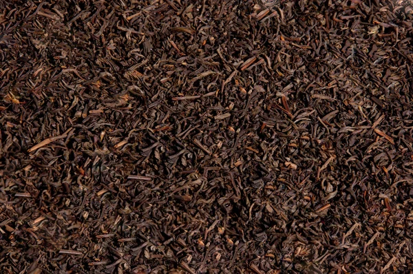 Tè foglie di tè secche sciolte, consistenza — Foto Stock