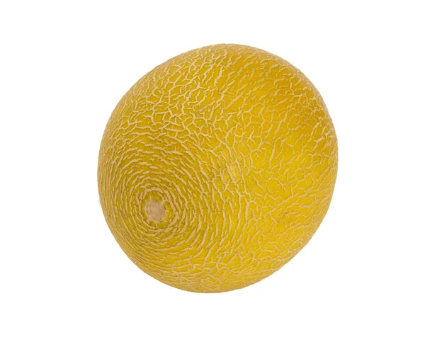 Melone Galia, isolato sul bianco — Foto Stock