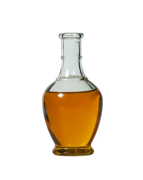 Bottle of vegetable oil, isolated — Stock Photo, Image