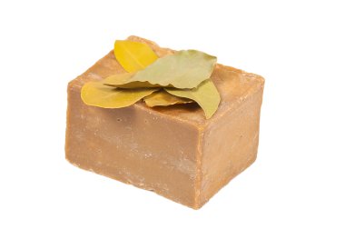 Traditional laurel soaps, isolated clipart