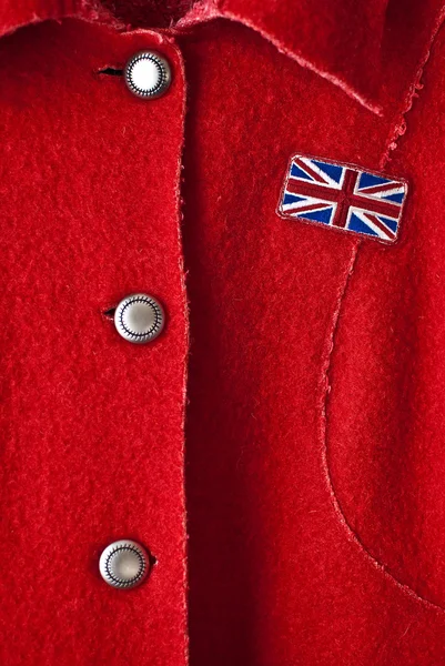Abrigo rojo — Foto de Stock