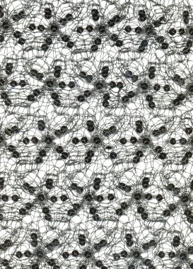 Textile texture - laces and spangles