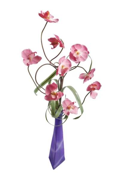 Orquídeas en jarrón — Foto de Stock