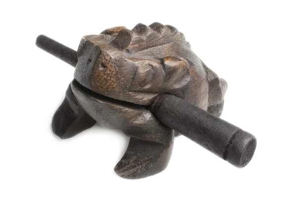 Ξύλινο βάτραχος | Απομονωθεί — Φωτογραφία Αρχείου
