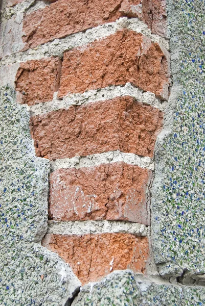 Kırık duvara desen — Stok fotoğraf