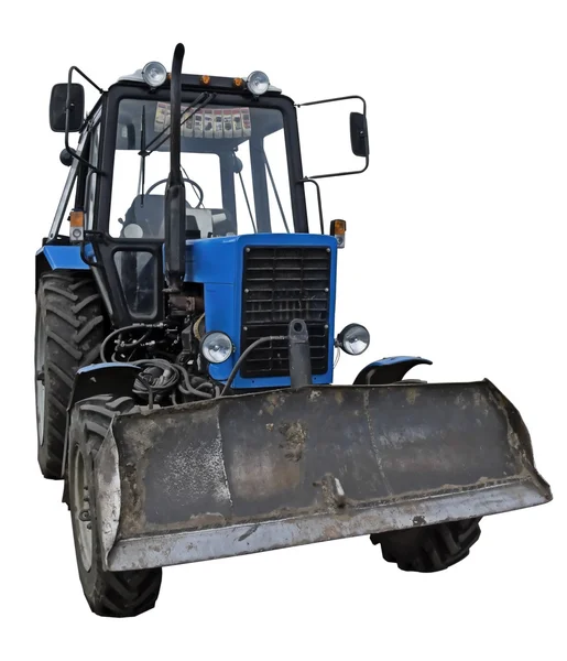 Blue bulldozer | Isolated — Stock Photo, Image