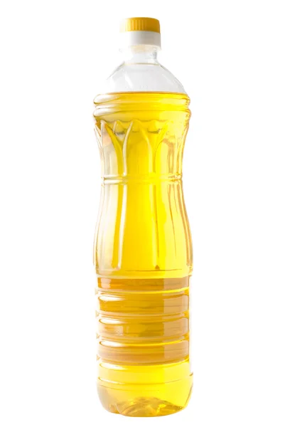 Olej słonecznikowy | Na białym tle — Zdjęcie stockowe
