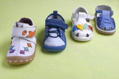 Small boy shoes clipart