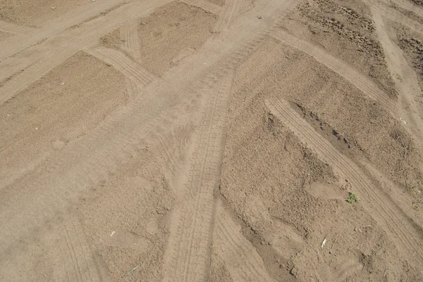 stock image Traces on sand