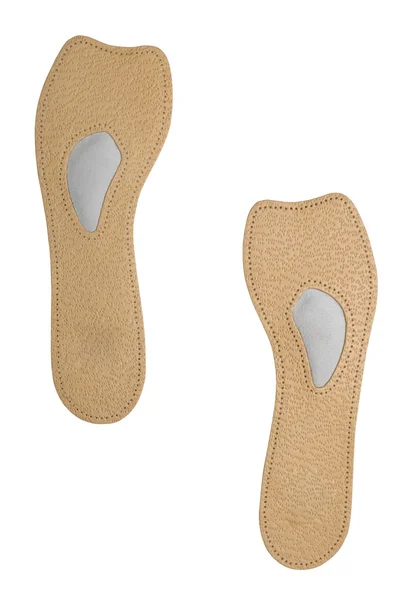 Leather insoles | Isolated — Stock Photo, Image
