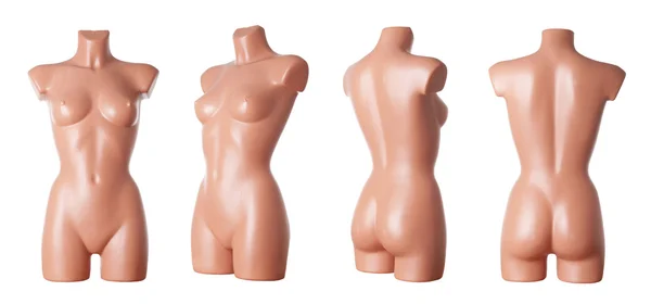 Женское тело манекена, изолированная студия — стоковое фото