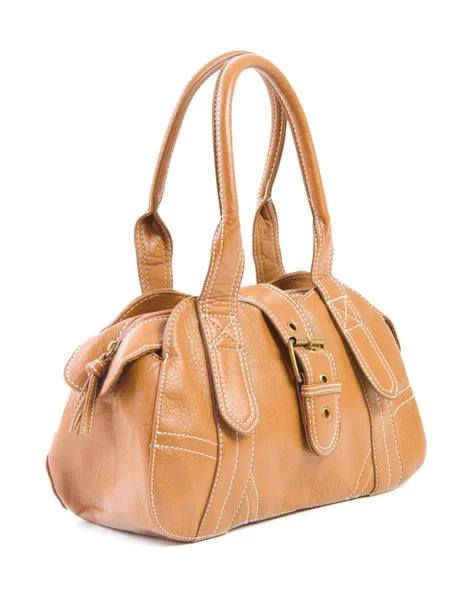 Жіночий коричнева сумка | Ізольовані — стокове фото