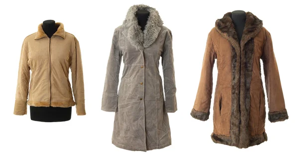 Coleção de casacos de peles femininos # 1 — Fotografia de Stock
