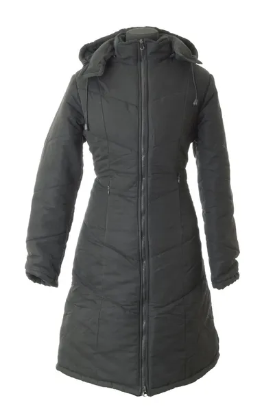 Женское зимнее пальто изолировано — стоковое фото