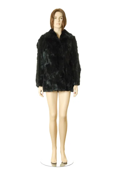 Short fur coat | Isolated — Stock Photo, Image