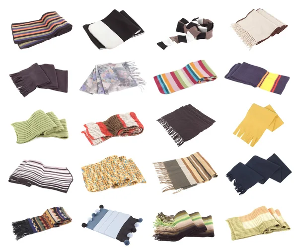 Набір колекцій шарфів No 1 | Ізольовані — стокове фото