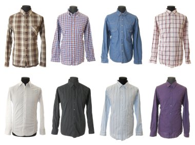 Male shirt collection #1 | Isolated clipart