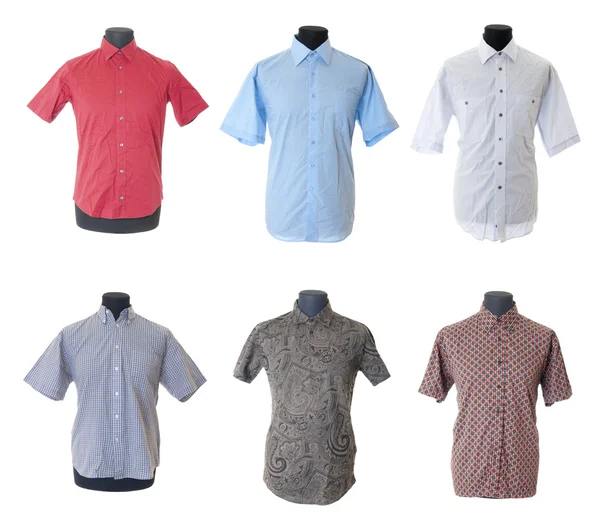 Колекція чоловічих сорочок No3 | Ізольовані — стокове фото