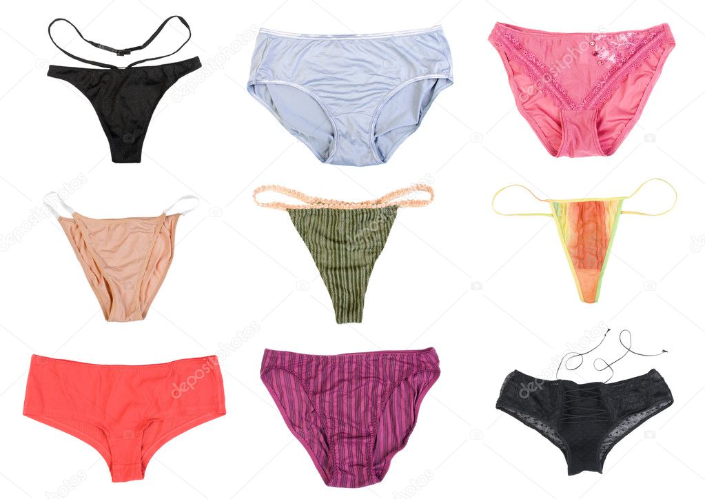 Female panties collection #1 | Isolated