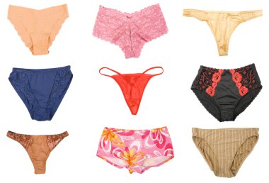Female panties collection #3 | Isolated clipart