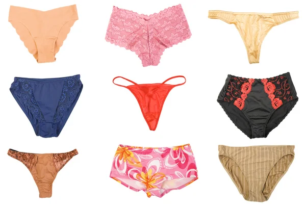 Female panties collection #3 | Isolated — Stock Photo, Image