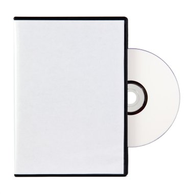 Blank Case and DVD clipart