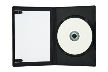 Blank Case and DVD. clipart