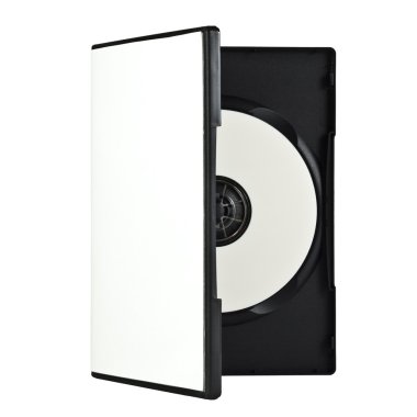 Blank Case and DVD. clipart