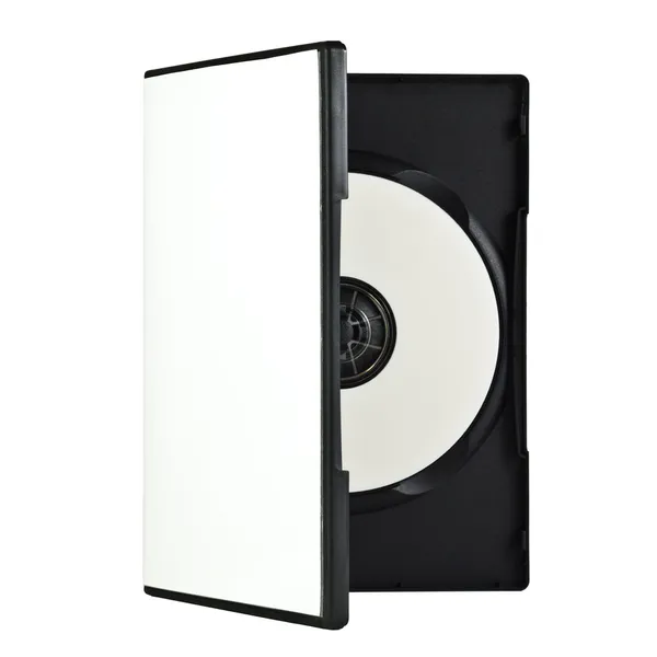 Caixa em branco e DVD . — Fotografia de Stock