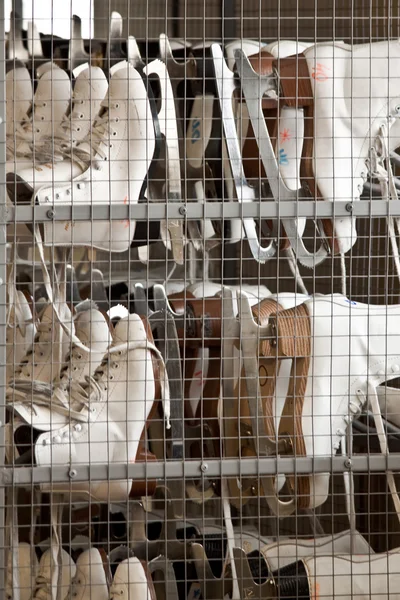 stock image Ice skates under the lock.