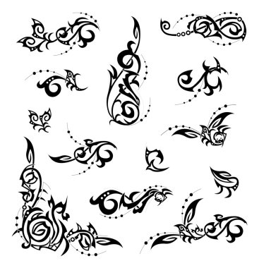 Abstract design elements clipart