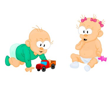 Cartoon children clipart