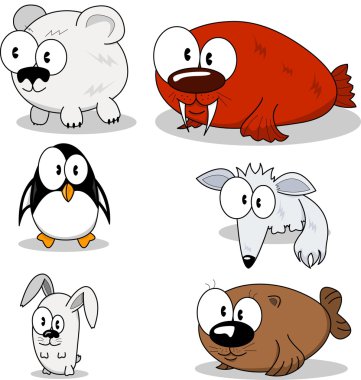 Cartoon animals clipart