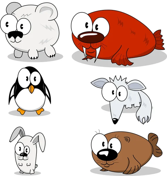 卡通动物 — 图库矢量图片