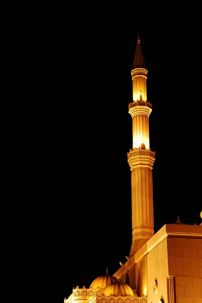 Мечеть вночі — стокове фото