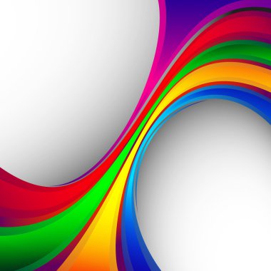 Rainbow Abstract Background clipart