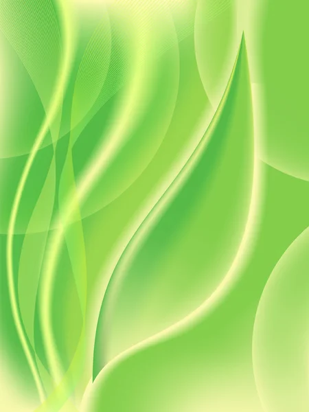 Grön abstrakt bakgrund Royaltyfria illustrationer
