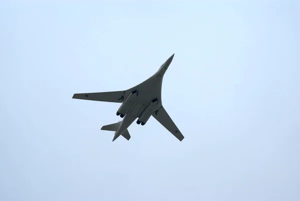 Стратегический бомбардировщик Ту-160 — стоковое фото
