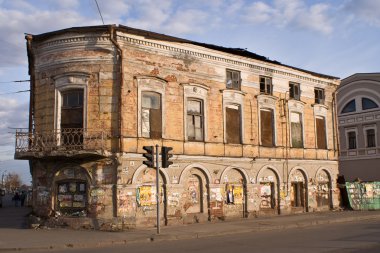 kazan'ın terk edilmiş evde