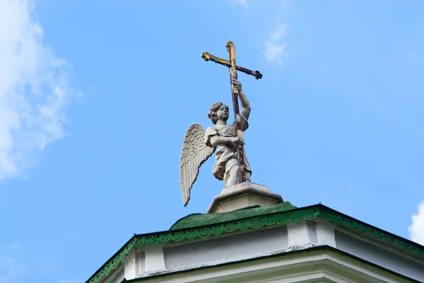 Kuskovo estate, Moscow: angel statue — Stock Photo, Image