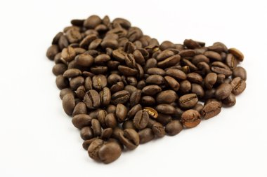 Coffee Bean Heart clipart