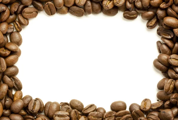 Kaffeebohnenrahmen lizenzfreie Stockbilder