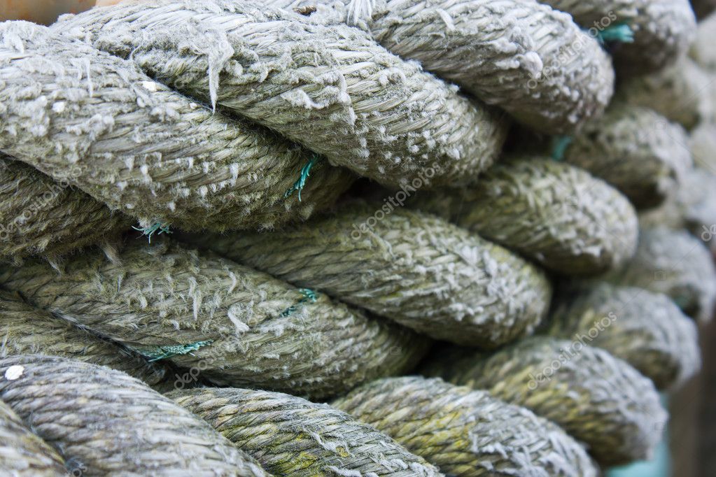Coiled Rope Background Stock Photo by ©psnoonan 3366656