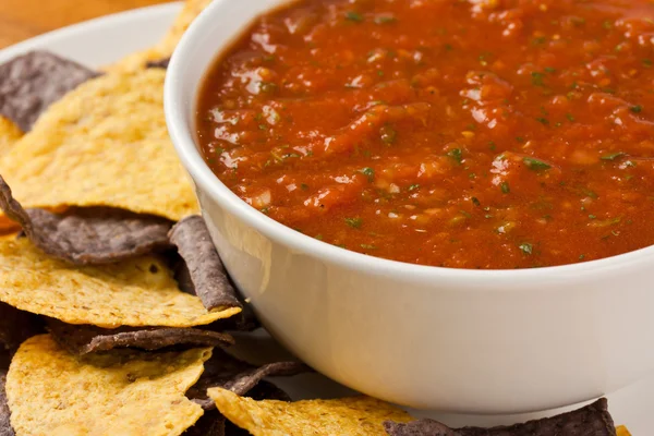 Chips and Salsa Royalty Free Stock Photos
